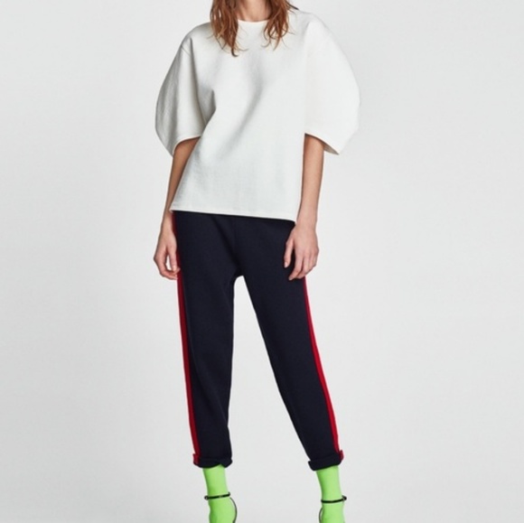 zara tracksuit pants